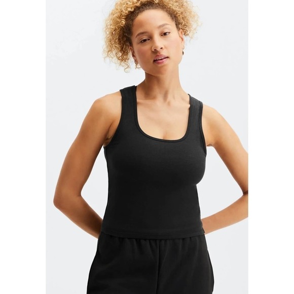 Fabletics 24/7 Britt Tank Black Medium NWT - Picture 1 of 6